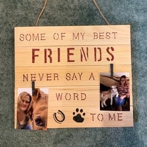 Medium Wooden Hanging Plaque